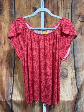 🚨($3 Bundled) Studio 1886 Tulip Sleeve Blouse Size XL